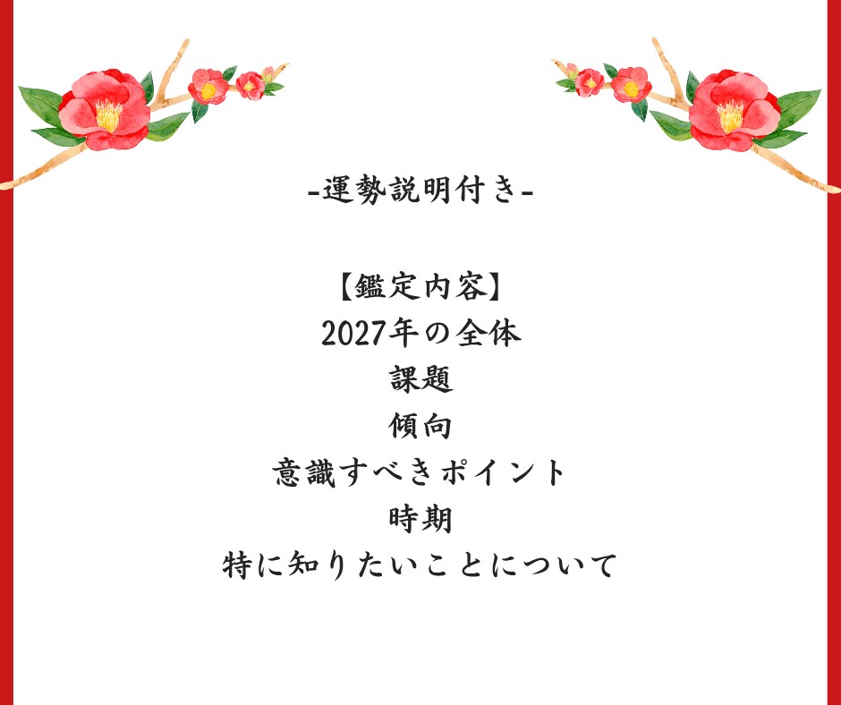 2027年運勢｜26年の霊視経験で鑑定します 早期に流れを知り着実に積み上げる年へ/運勢説明付き イメージ7