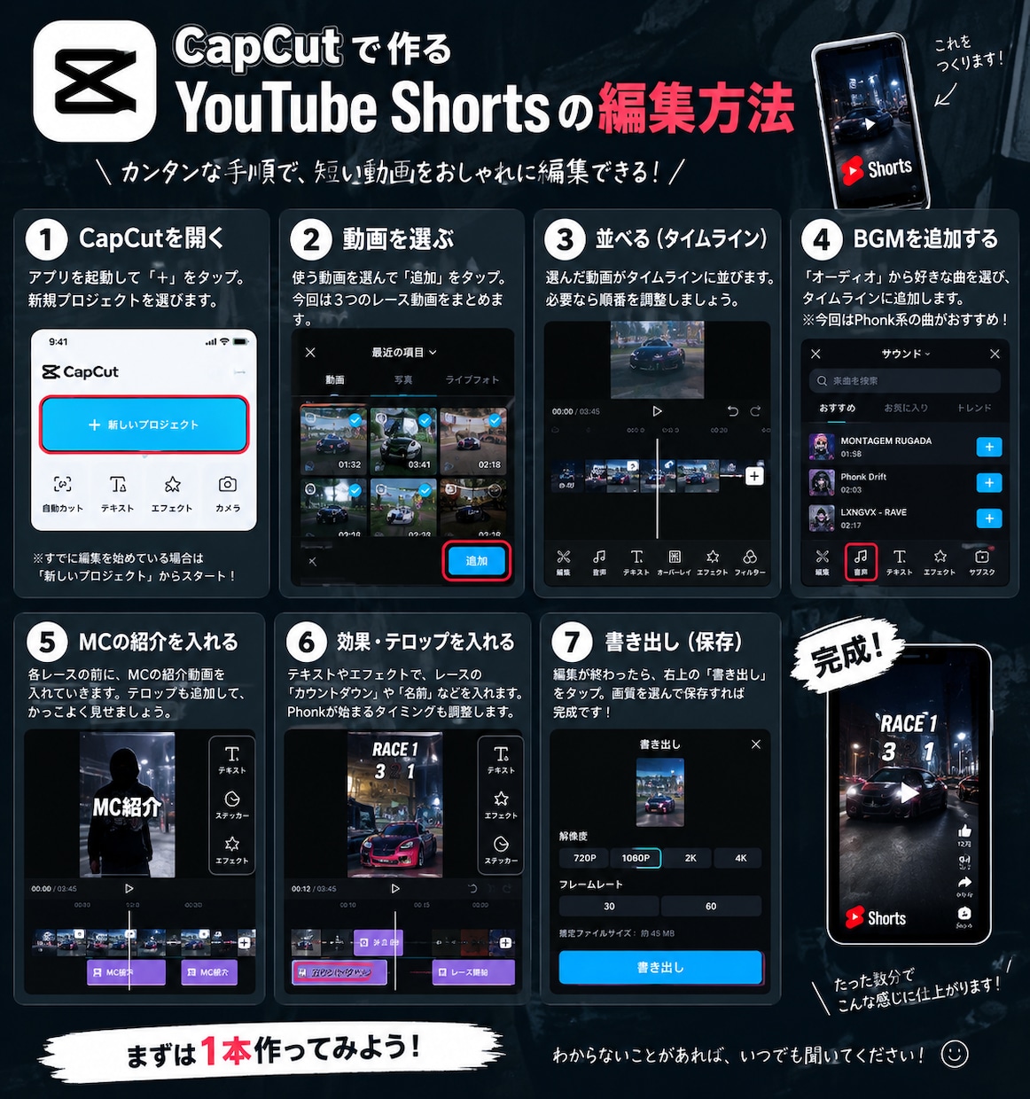 ショート、などの''簡単な''動画作成を行います 現役学生がトレンドを押さえた縦型動画を格安で作成します！ イメージ1