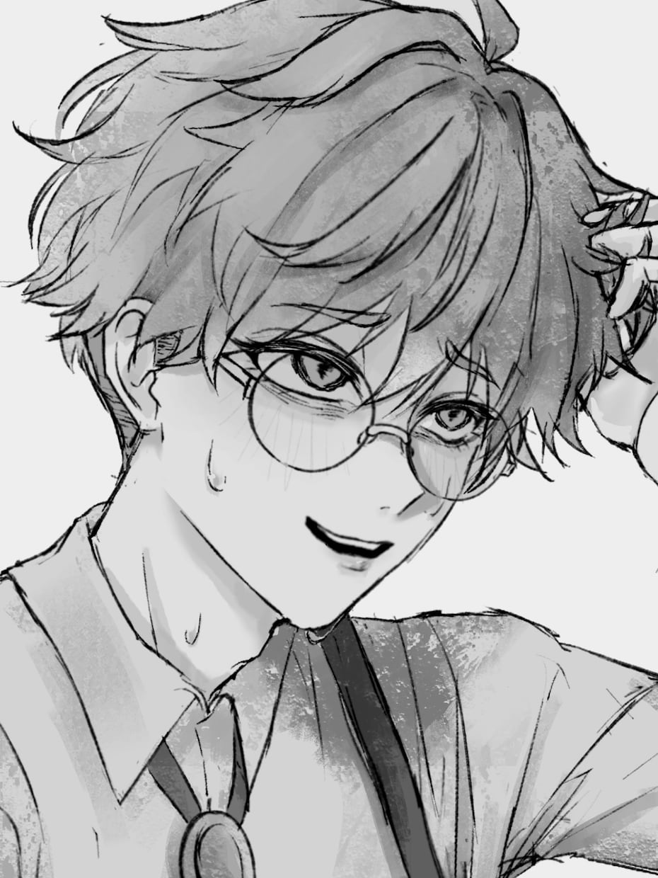 最短7日〇ザラっとした質感モノクロイラスト描きます 絵柄寄せ◎ SNS活動用やMV、歌ってみた動画、挿絵などに！ イメージ6