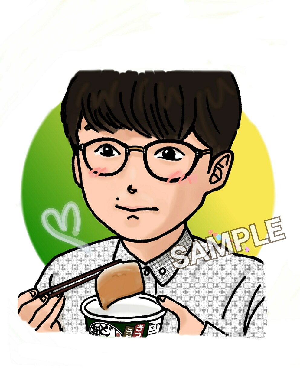 SNSなど、あなただけのイラストアイコン作成します ゆるゆる、ほんわか、癒し系お任せください(*^^*) イメージ1