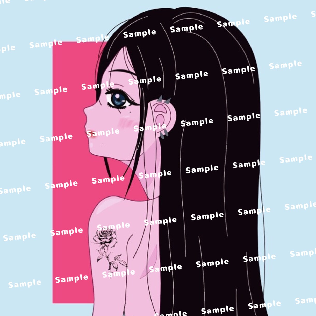 女の子のイラストを描きます お安く×手軽に×可愛いアイコン制作☆ イメージ2
