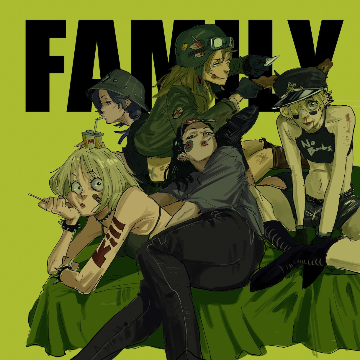 用途自由★オリジナルイラストを描きます 勢いのあるオリジナルイラストを描きます！！！ イメージ4
