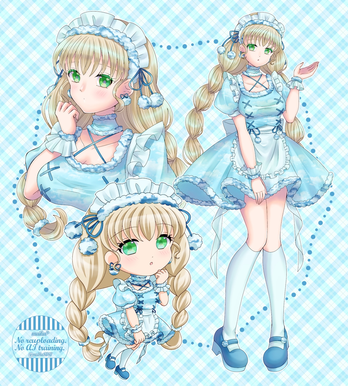 3点セットイラストお描きします 何でも使える3点セット！配信用やグッズ用などに＊ イメージ4