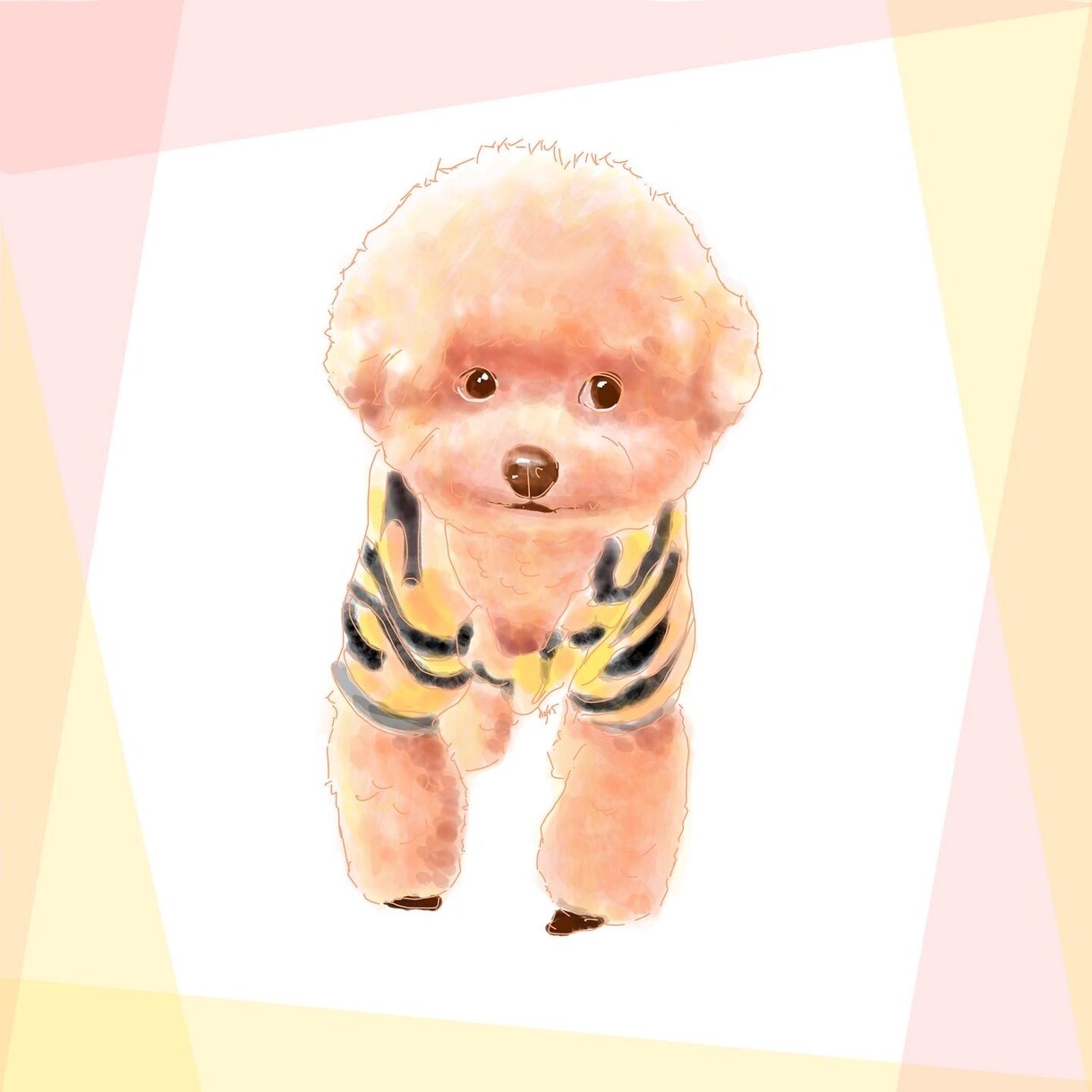 写真から大切なワンちゃんの思い出イラスト作成します 写真から大切なワンちゃんの思い出をイラストにいたします。 イメージ4