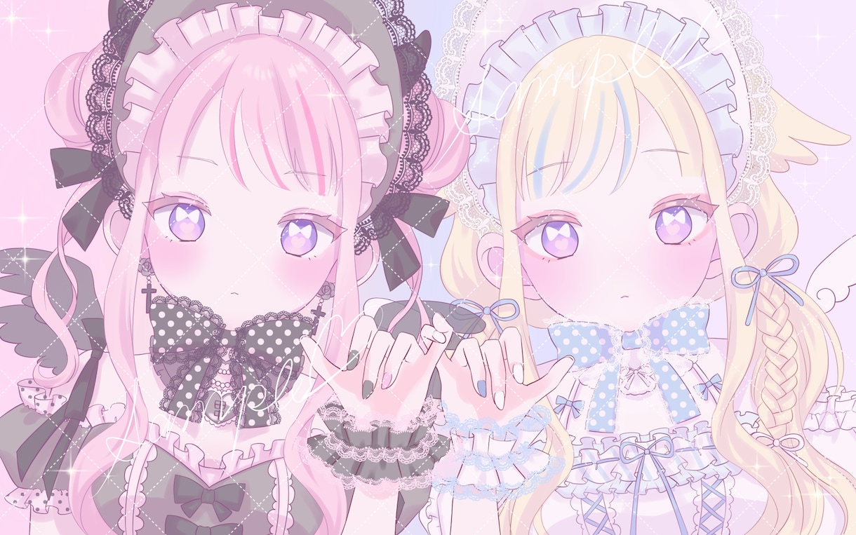 商用利用込❁⃘ふんわり可愛いイラスト描きます 無料であなただけのカワイイ衣装デザインします（ご希望者のみ) イメージ1