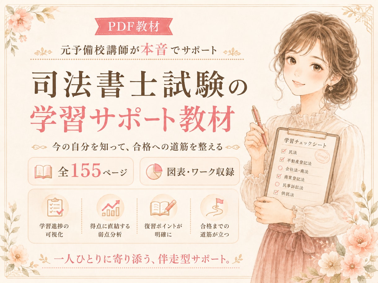 元予備校講師が司法書士試験の本音を教えます 予備校の立場では言えなかった勉強法を公開 イメージ1