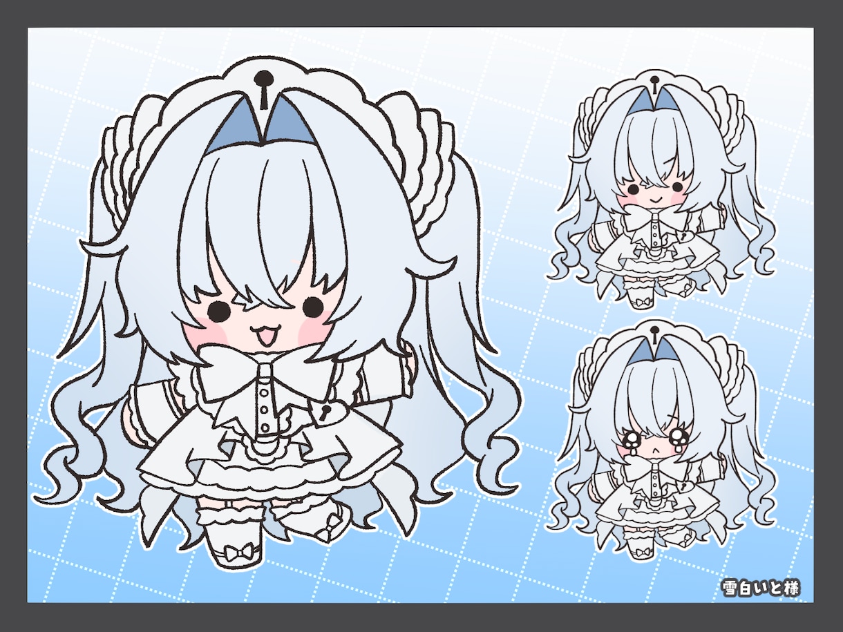 ゆるっとしたミニキャラを描きます アイコンやおはV、スタンプなどにおすすめです！ イメージ3