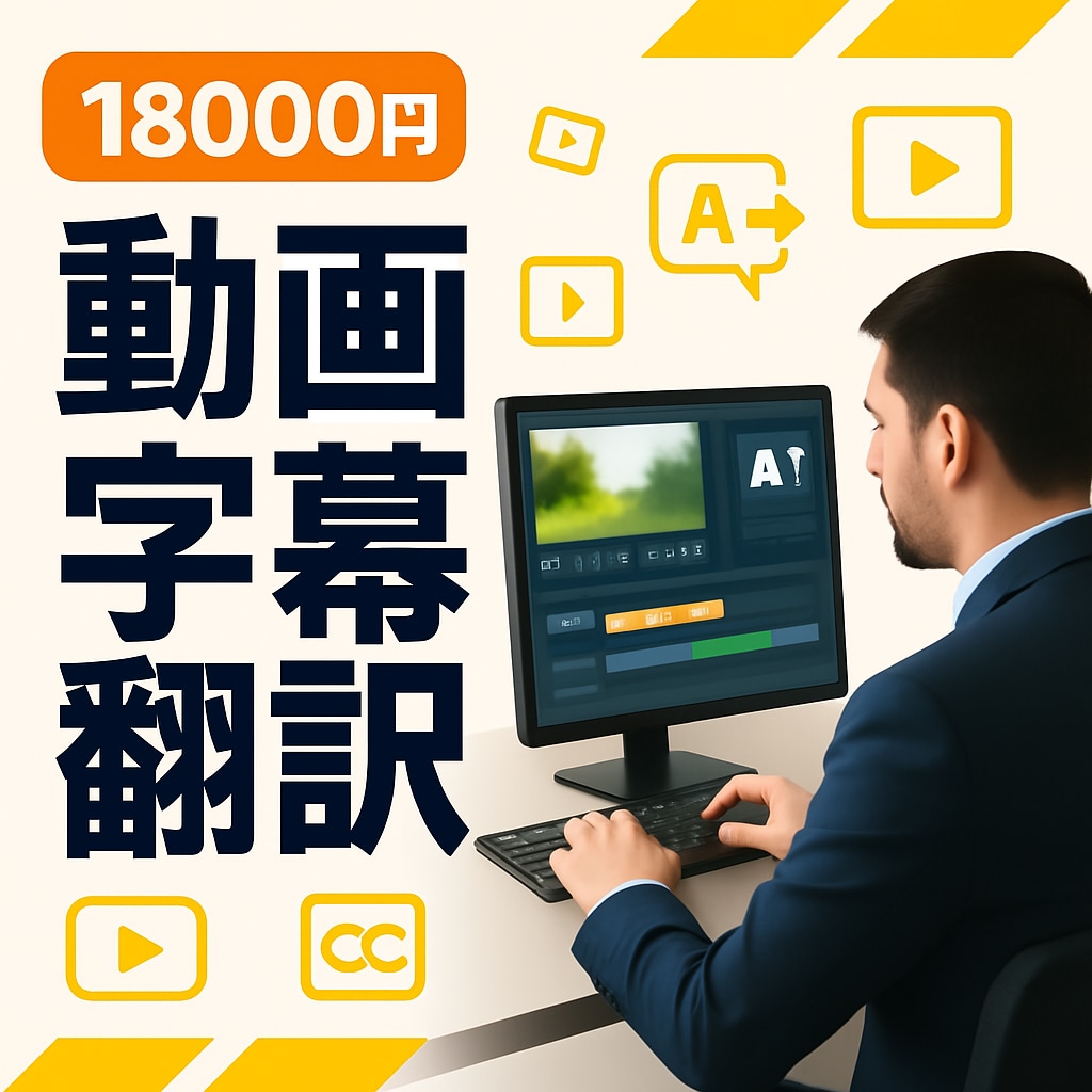 動画字幕の多言語翻訳をします グローバル動画配信に最適な字幕翻訳 イメージ1