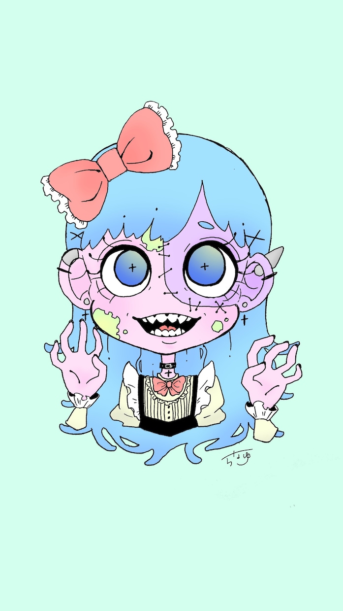 グロかわポップなイラストを描きます ちょっとしたイメージやお題からでも作成可能！ イメージ5