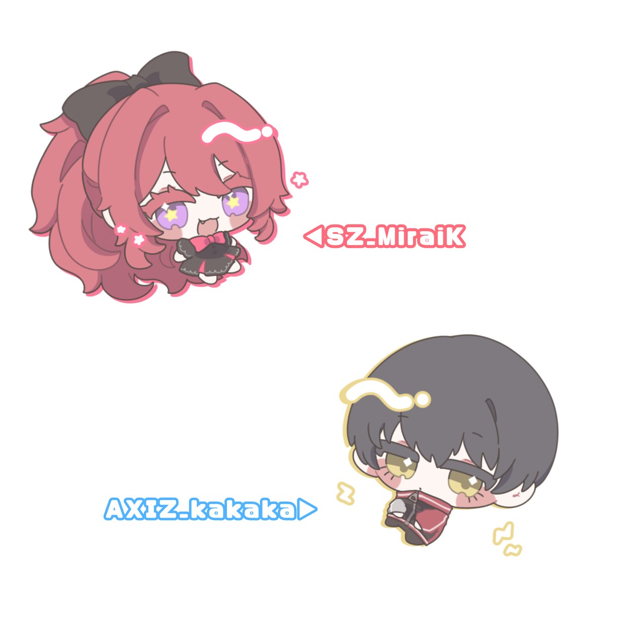 かわいいちみキャラのSNSアイコンを作成します ふわふわで可愛いミニキャライラストを丁寧に作成します！ イメージ4