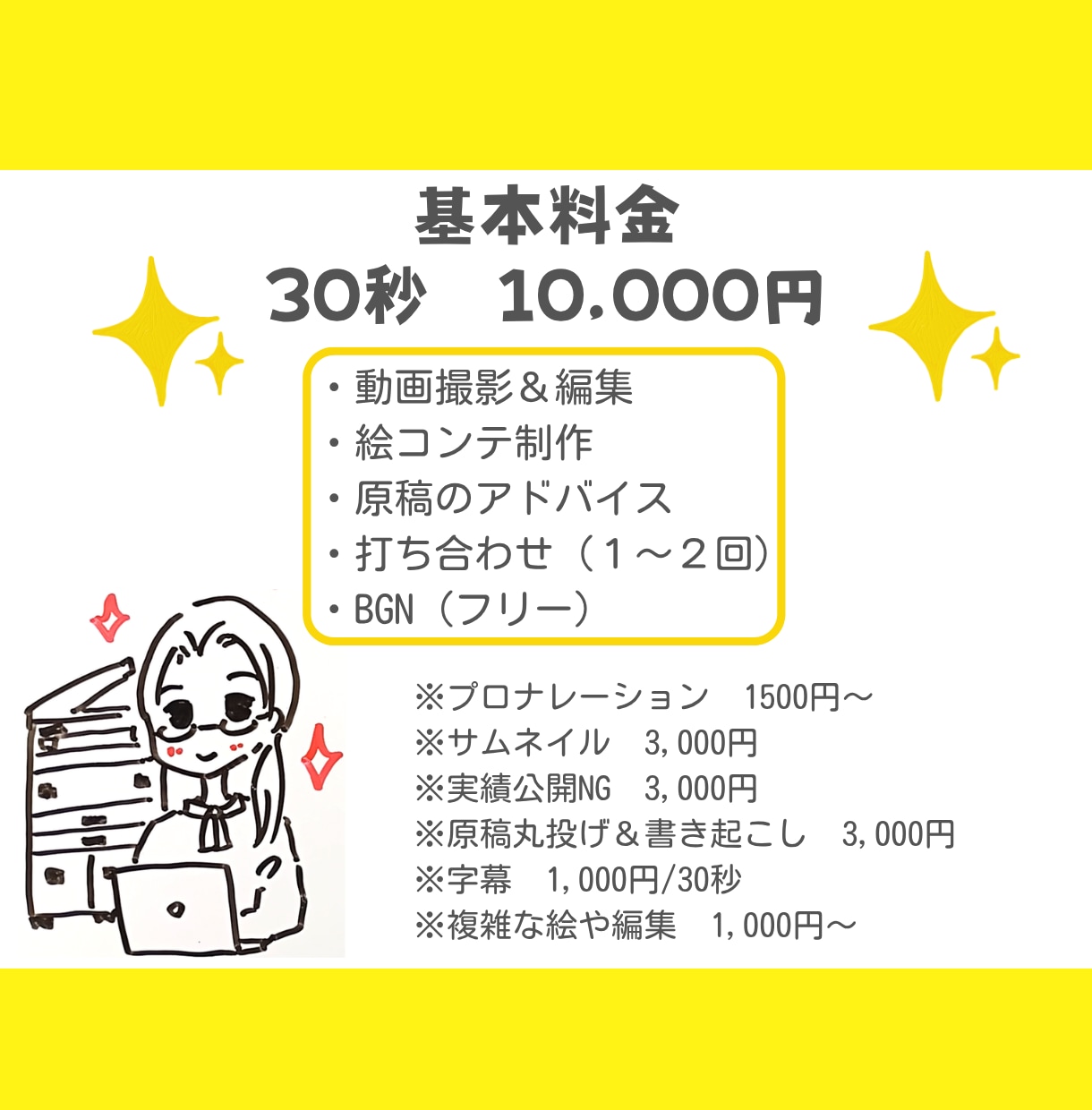 2本セット・手描きイラストアニメーション作ります 想いが伝わる！商品・サービス紹介、PR、求人、自己紹介動画 イメージ3