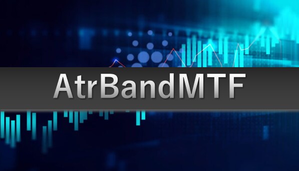 AtrBandMTFます トレードの補助に！AtrBandLineMTFの機能制限版。 イメージ1