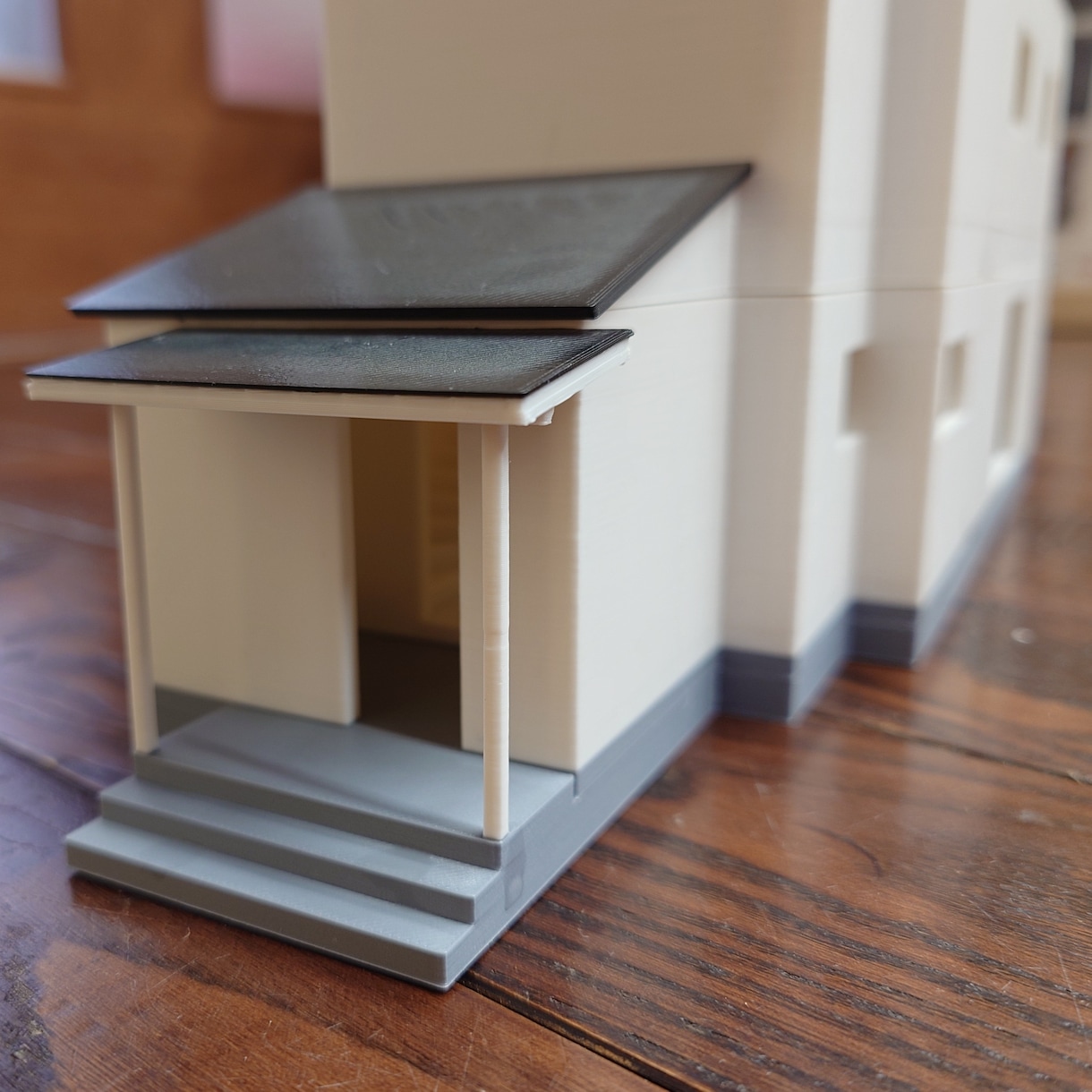 ３Dプリンターでの建築模型を製作いたします 基礎部と躯体部は色分けできます イメージ3