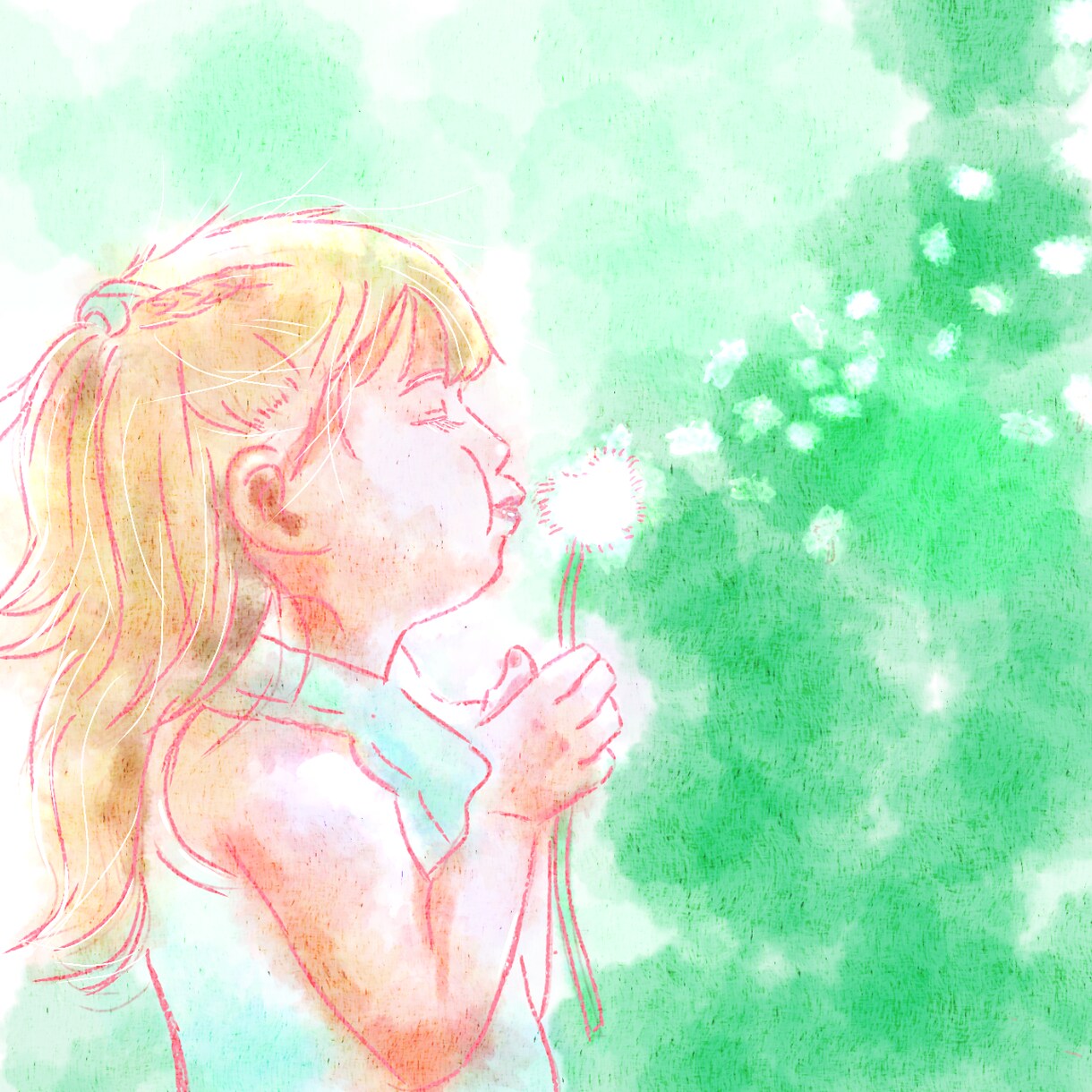ほっこり似顔絵お描きします ほっこり水彩画・クレヨン風イラスト イメージ7