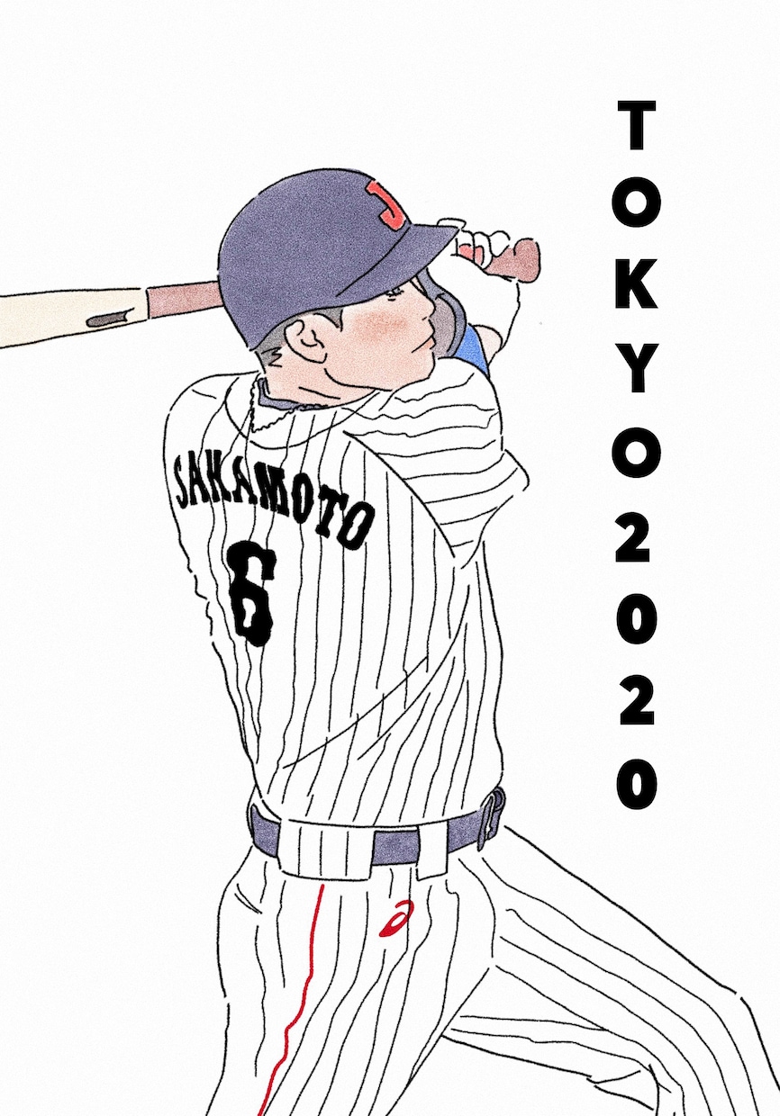 スポーツイラストを作成します 部活引退じのメッセージに添えて イメージ2