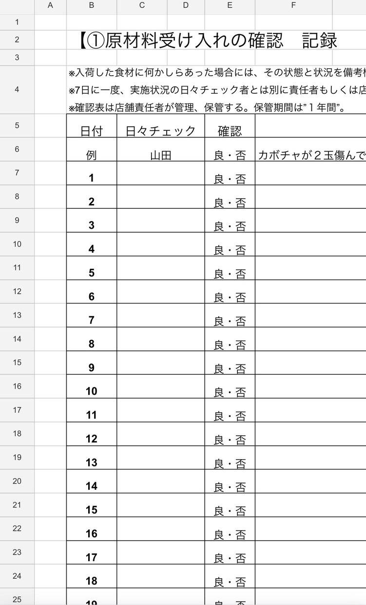 飲食店用、HACCPの資料雛形をご提供します 飲食店でも義務化されたHACCPの導入にお悩みの方へ イメージ2