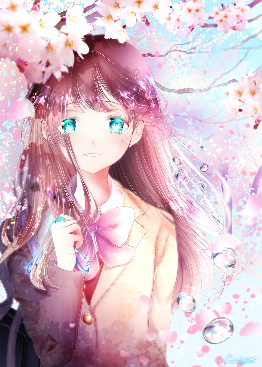 世界観を汲み取った小説表紙をお描きします きらきら儚く幻想的なイラスト❅*॰ॱ イメージ5