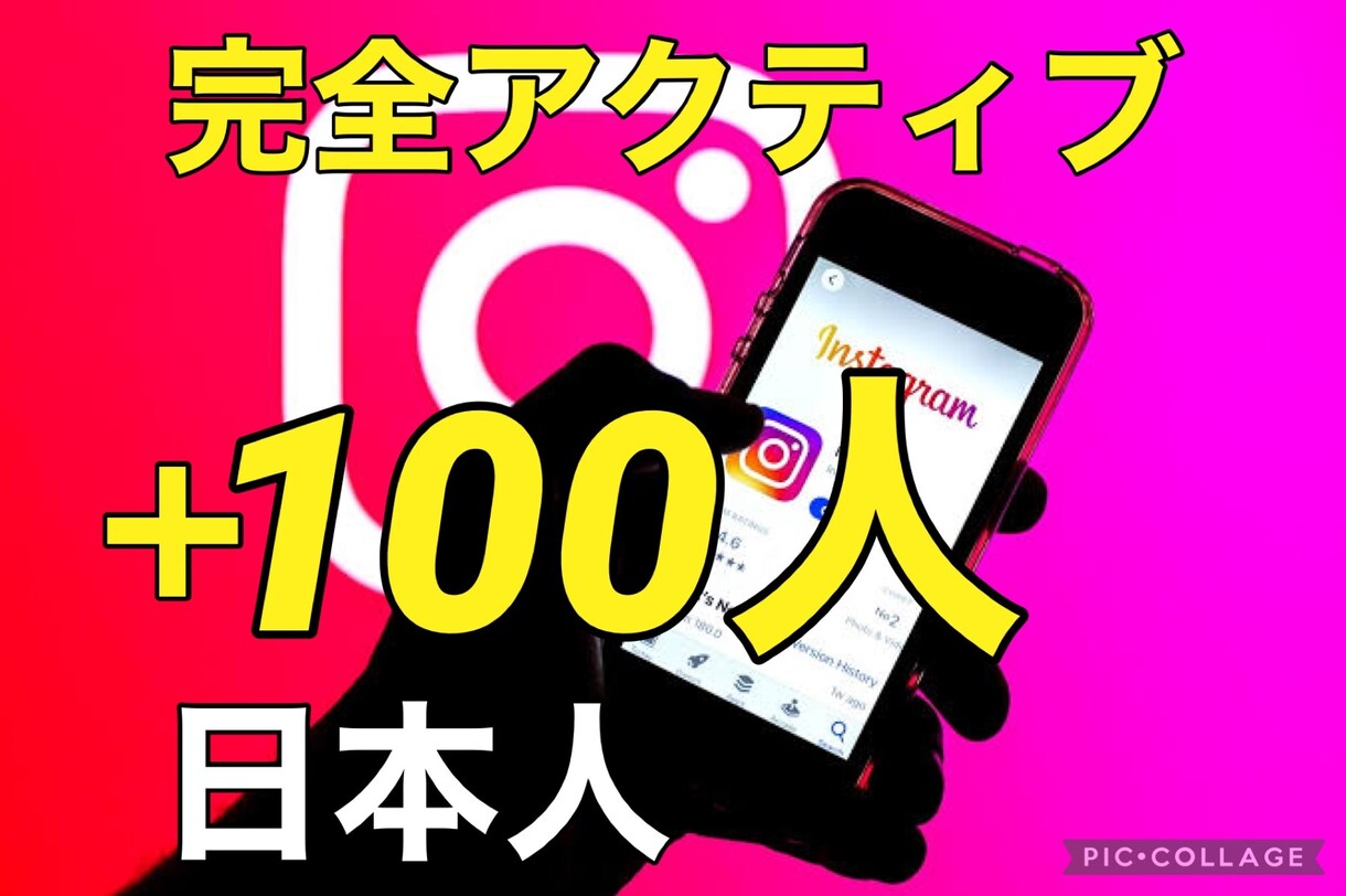 インスタ日本人フォロワー＋１００人増やします あらゆる方法を駆使し、宣伝します！ イメージ1