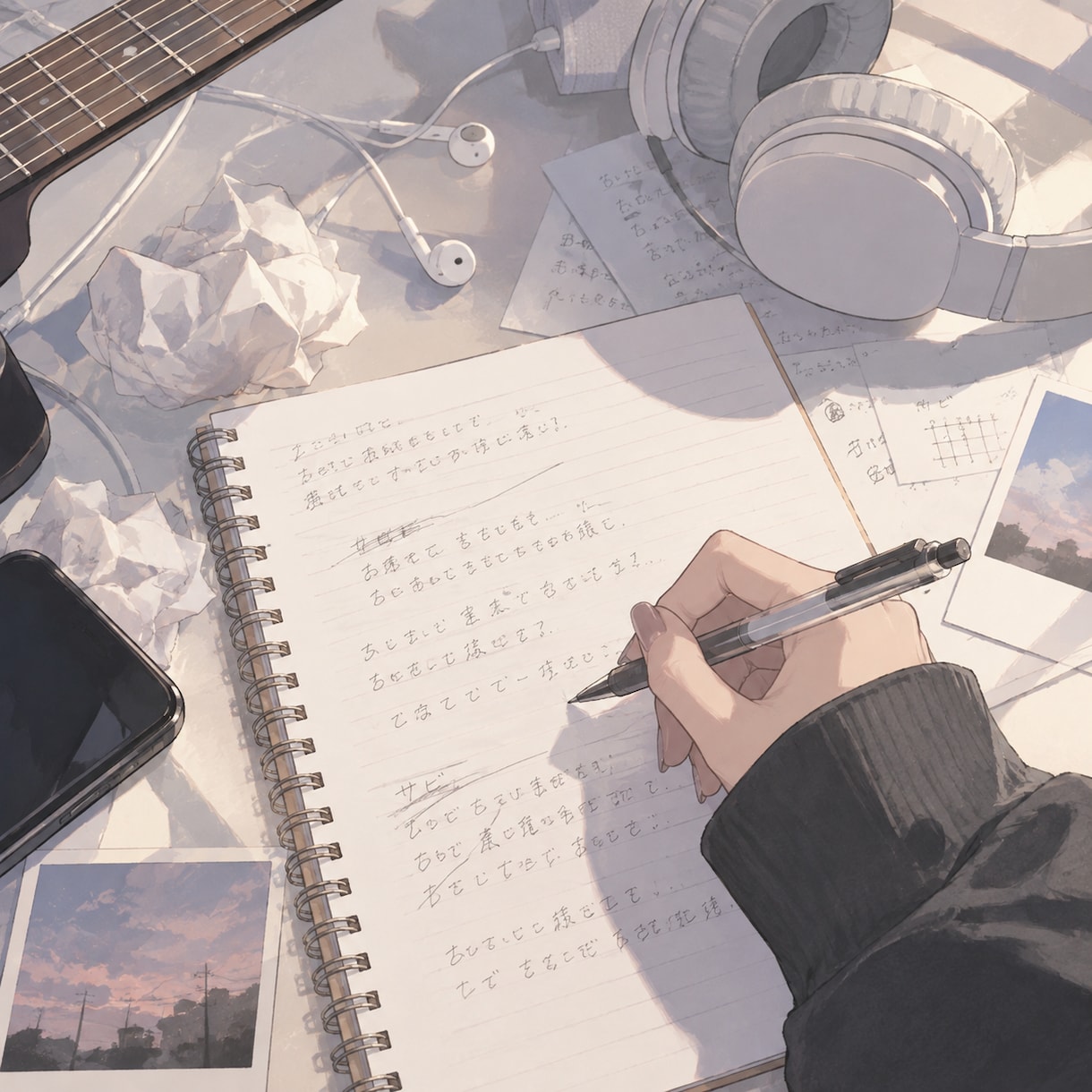 恋愛からロックまで幅広い歌詞を書きます あなたの想いや物語をオリジナルの歌詞にします！ イメージ2