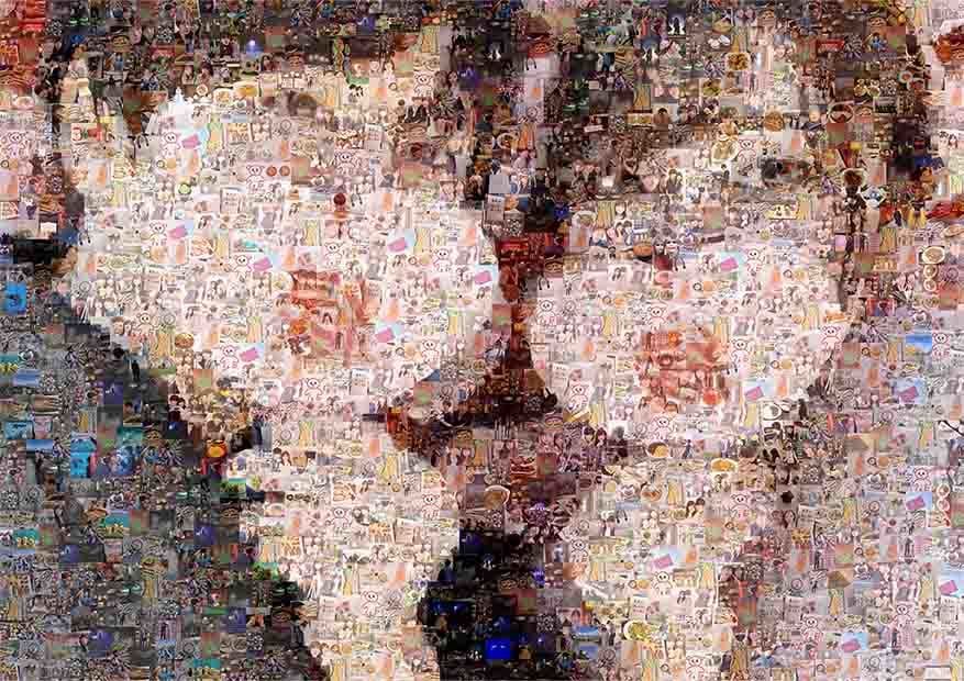 高品質なフォトモザイクアート作ります メディア掲載多数☆ IT企業が作る本格フォトモザイクアート！ イメージ2