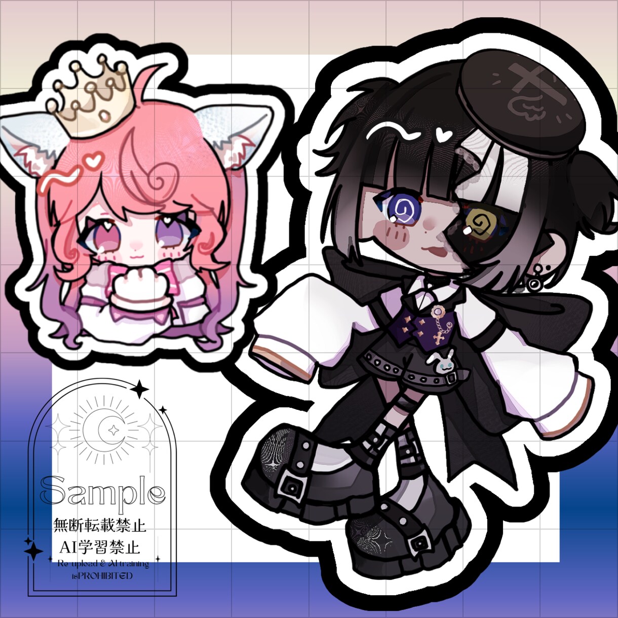 パキッとした可愛いデフォルメイラストを制作します 特徴的なデフォルメイラストが欲しい！といった方にオススメです イメージ4