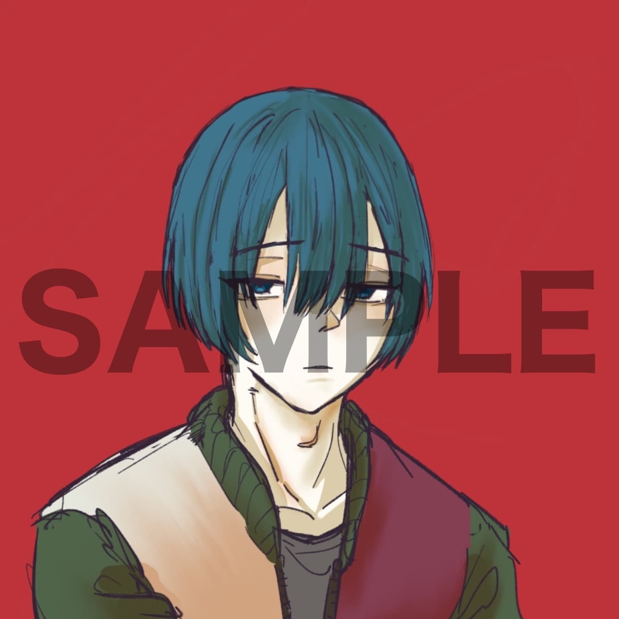 低予算でSNSアイコンを描きます 小物をつけても1000円！まずは相談してください！(^^) イメージ4