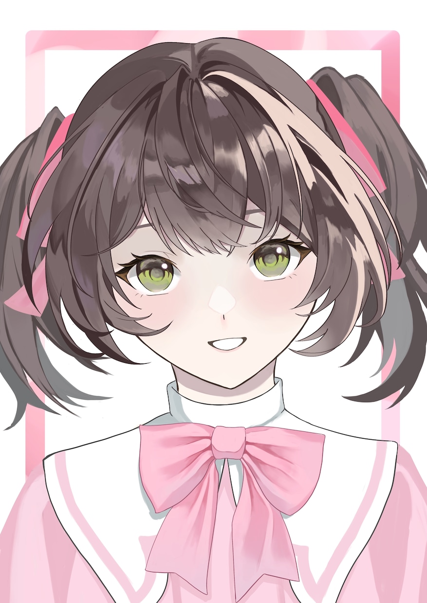 アイコン・オリキャラのバストアップイラスト描きます フリルやリボンを取り入れた可愛らしいデザインが得意です。 イメージ1