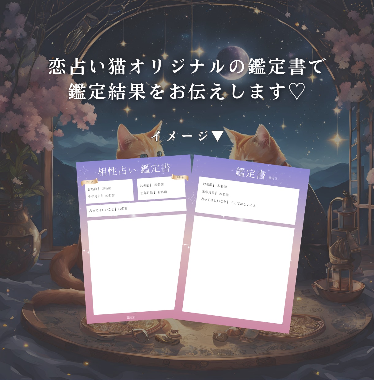 恋の悩み解決！星読み＆タロットで良い未来を導きます 占い歴5年の恋占い猫があなたに寄り添い背中を押すにゃ♡ イメージ3