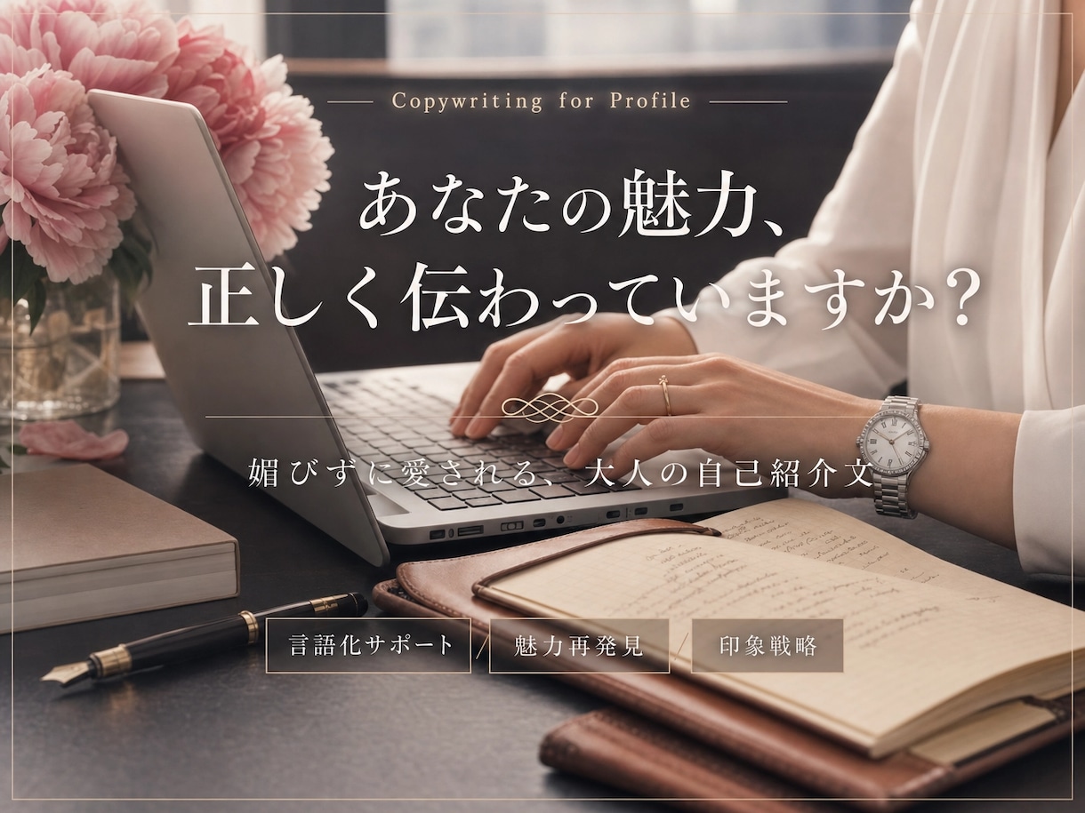 大人女性のアプリプロフィール添削します 会う前に損しない印象へ整えます イメージ3