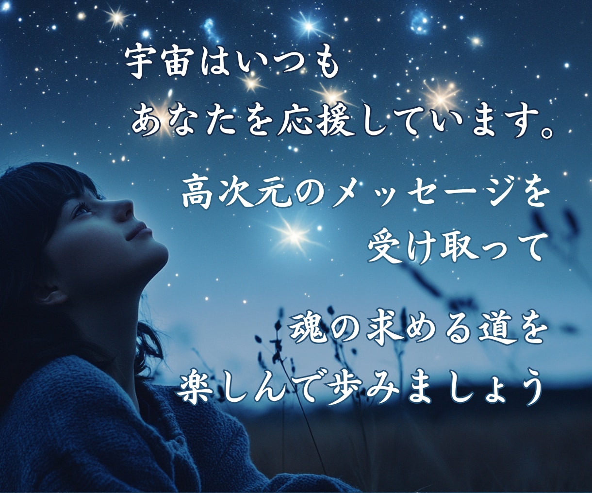 高次元からのメッセージ✨夢実現への道筋お伝えします 副業・転職・創作活動・自分ビジネスなどの、新たな一歩を後押し イメージ2