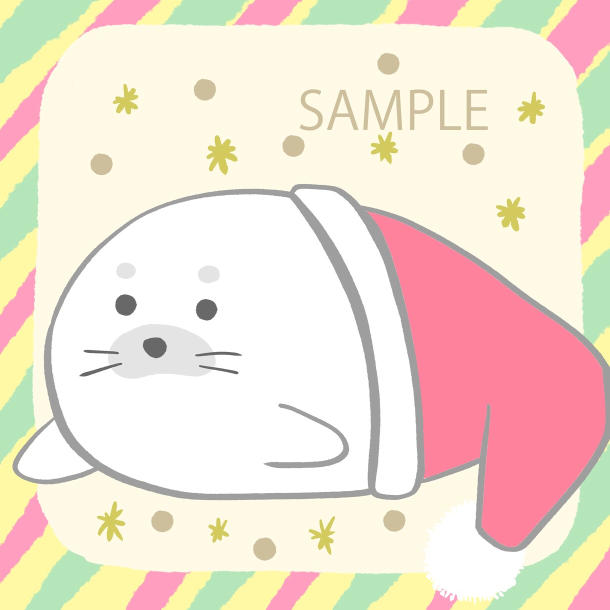 ゆるかわなイラスト描きます パステル調のゆるかわなイラストをお描きします＊ イメージ3