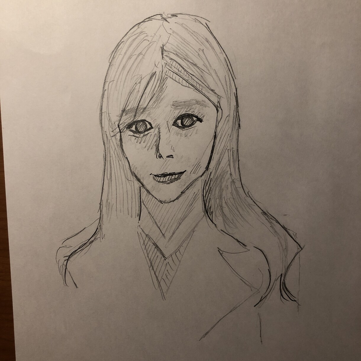 あなたの魅力的な似顔絵描きます 写真をもとに鉛筆画で味のある、線画のような似顔絵描きます。 イメージ5