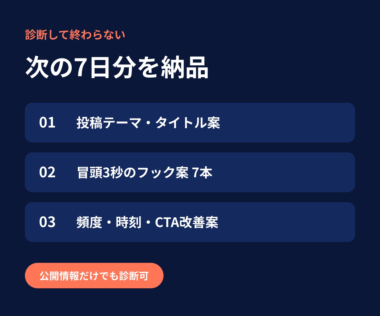 AI切り抜きが伸びない原因を診断します 1週間で登録者増加率151％を記録した実測で改善 イメージ3