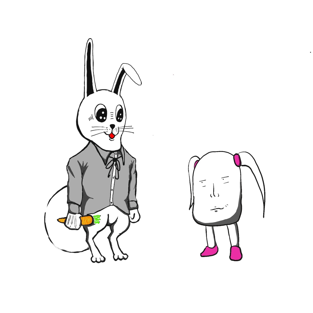 適当に絵を描かせていただきます 癖の強いキャラクターを描かせてもらいます。 イメージ2