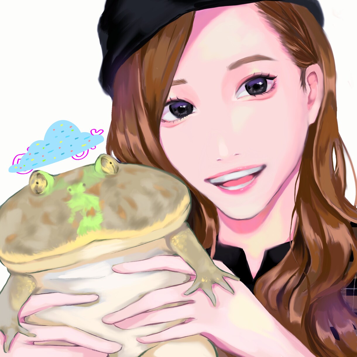 お写真から似顔絵お描きします 様々な雰囲気対応可能！大切なペットも大歓迎です♡ イメージ1