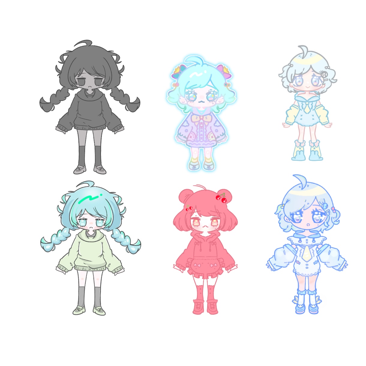 ちまっとしたちびキャラ描いてます ゆるいちびキャラを描いてます！！！ イメージ1