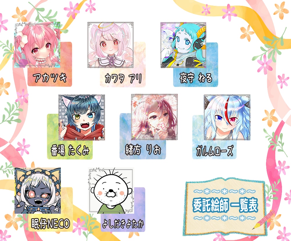 持ち込みOK、イラストからOK！絵柄選べます 絵師様にイラスト、私がLive2D！専門家だから安心の品質！ イメージ7