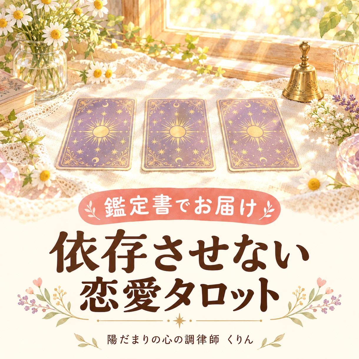 依存させないタロット｜恋の迷いを鑑定書で整えます 心理カウンセラーが、依存させない占いで鑑定書をお届けします イメージ1