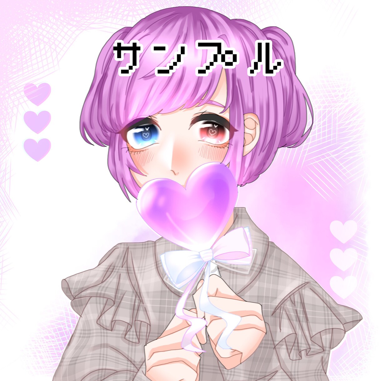 SNS用のアイコン・イラストお描きします キャス画もOK！SNSで活動する方に イメージ2