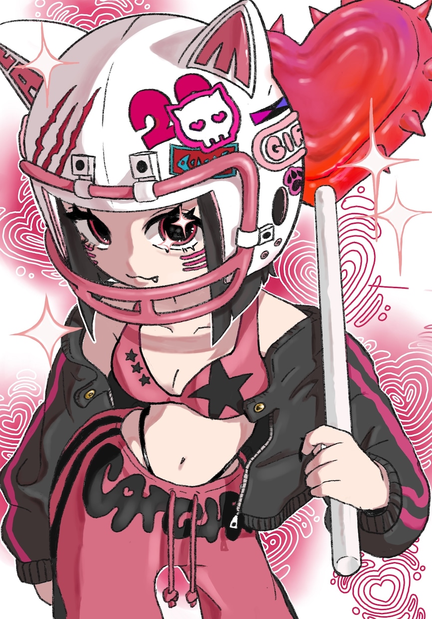 目が特徴的なキャラクターのイラストを描きます イカした個性的なキャラクターを求めている方へ イメージ1
