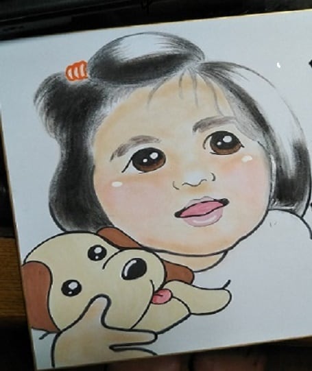 手描き似顔絵かきます ていねいなやりとりで依頼主様の贈る想いに寄り添います。 イメージ3