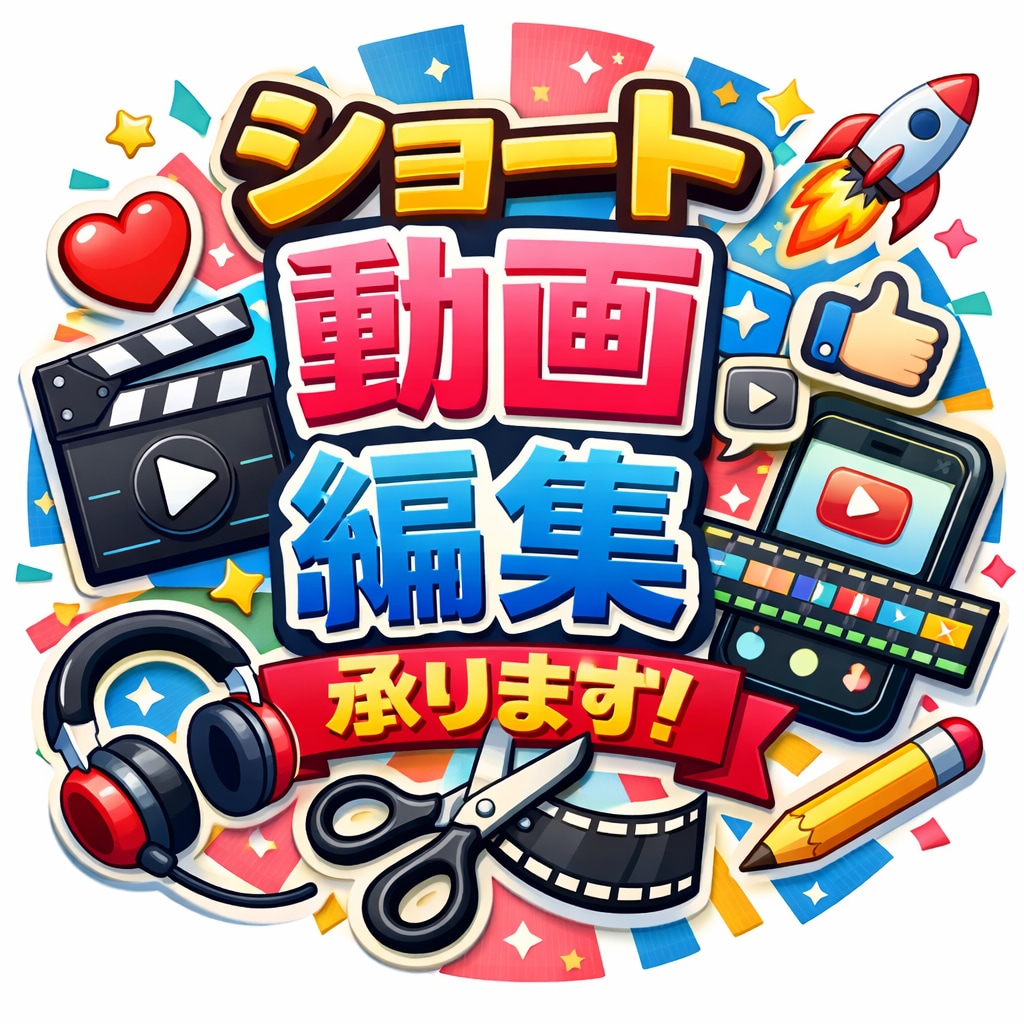 ショート動画編集致します SNS向けショート動画の編集を編集致します イメージ1