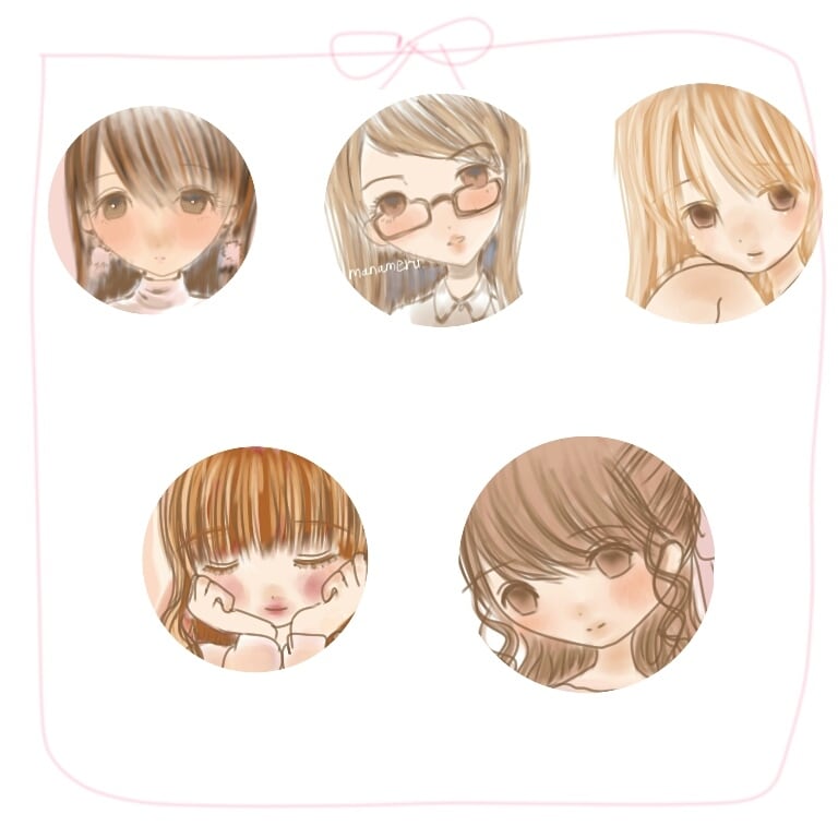 女性向けのSNS用のイラスト描きます 可愛いけどすこし大人っぽいイラストがほしいあなたへ イメージ2