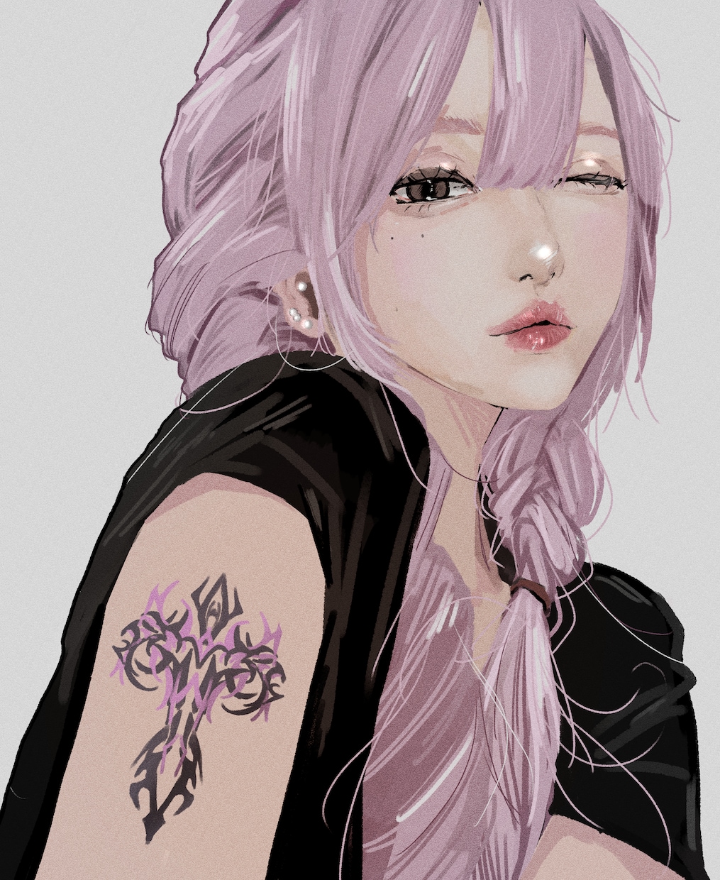 リアルな透明感のある可愛い女の子のイラスト描きます リアルな絵柄でお顔が大天才な可愛い女の子を描きます イメージ3