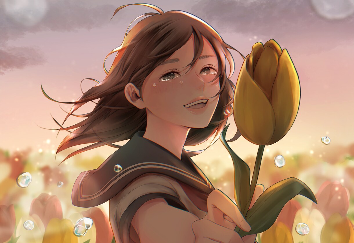 先着3名限定◎優しい雰囲気の1枚イラスト制作します 企業実績有・現役イラストレーターが対応！似顔絵も可能です！ イメージ8