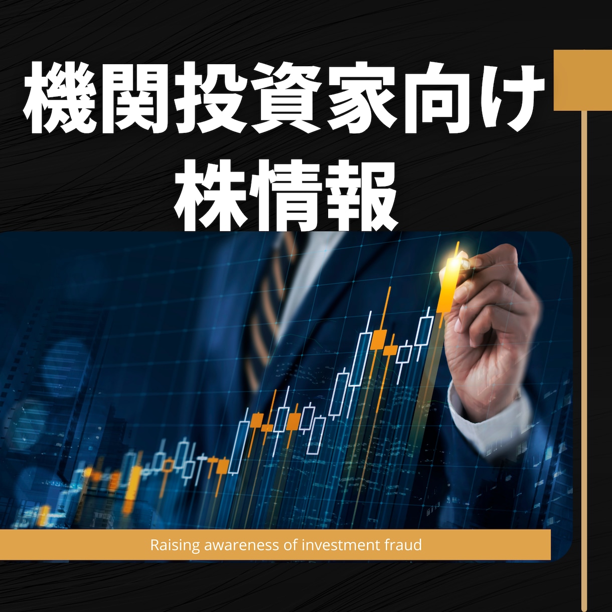 機関投資家向け株情報を提供します 個人には手に入りにくい、機関投資家向けの株投資情報を提供 イメージ1