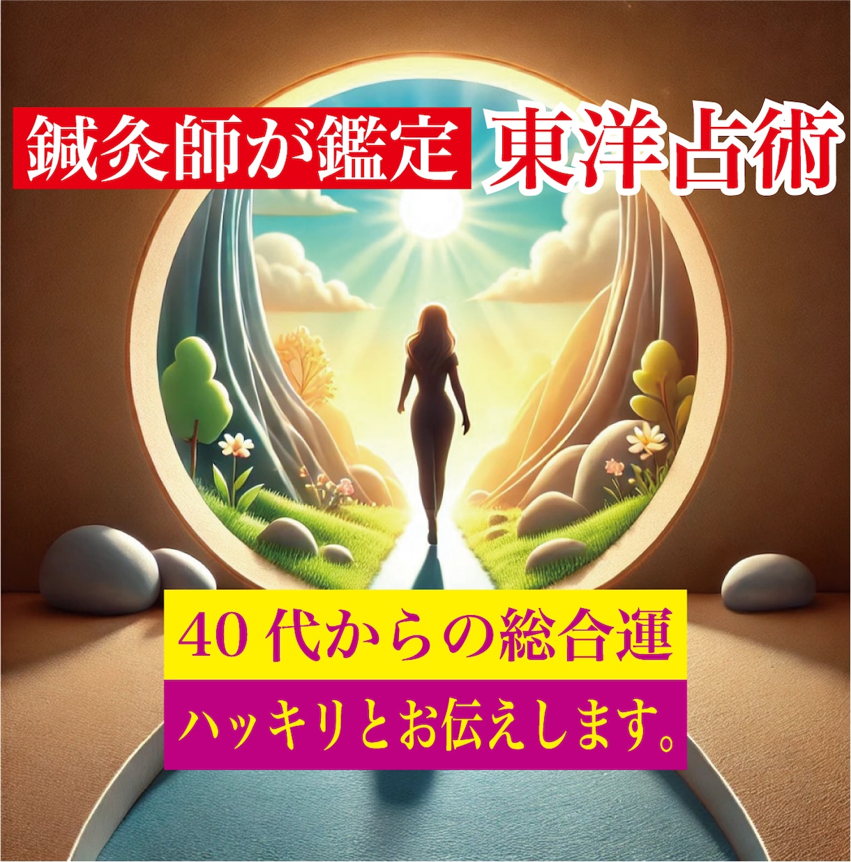40代の運気爆上げ！貴女を東洋占術で鑑定＆占います 驚愕！鍼灸師作成の鑑定書で予想以上の強運･幸運体質に急変化♪ イメージ1