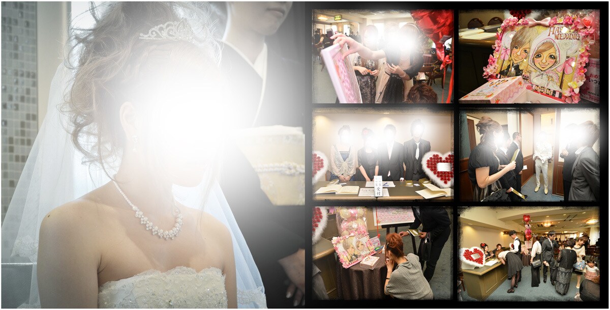 市販のフォトブック用にアルバムのデザインを作ります 式場の結婚アルバムデザインをしているプロがデザインします イメージ3