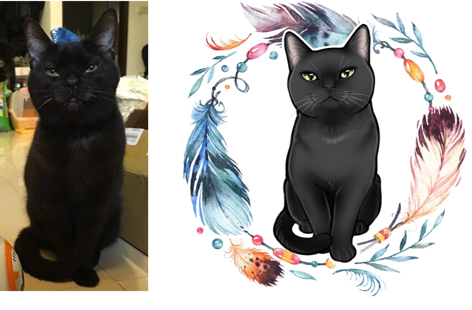 ペット向けの似顔絵を提供します 愛情たっぷりの似顔絵でペットとの絆を永遠に残しましょう イメージ10