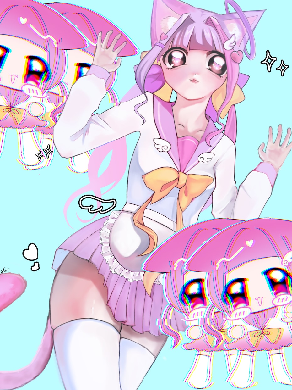 きゅるきゅるな女の子描きます 配信や歌ってみた、アイコンご要望お答えします イメージ6